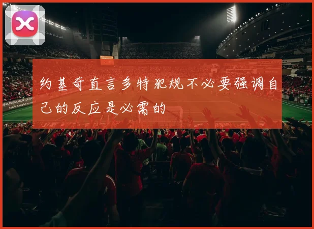 约基奇直言多特犯规不必要强调自己的反应是必需的